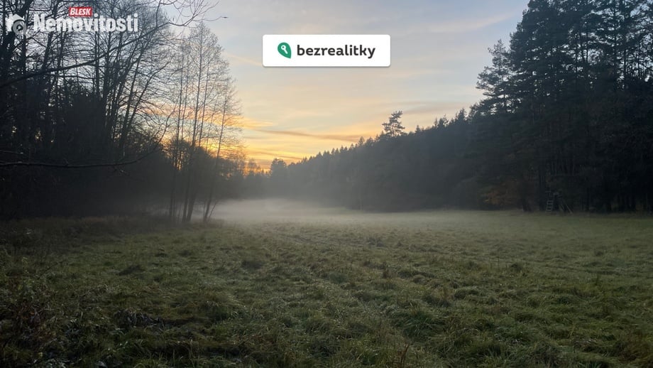 Prodej louky 2 300 m², Hluboká nad Vltavou - Líšnice u Kostelce