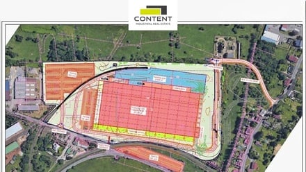 Pronájem skladu 24 500 m², Liberec