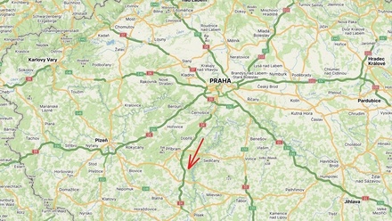 Prodej lesa 40 085 m², Kozárovice - Vystrkov