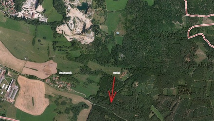 Prodej lesa 40 085 m², Kozárovice - Vystrkov