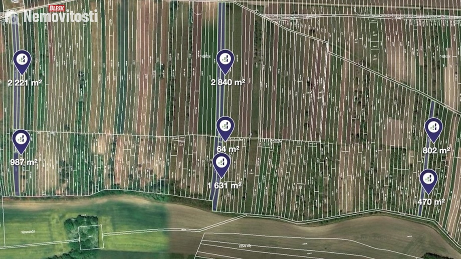 Prodej pole 9 015 m², Brumovice