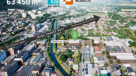 Pronájem skladu 3 300 m², Zlín - Prštné
