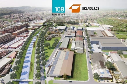 Pronájem skladu 3 300 m², Zlín - Prštné