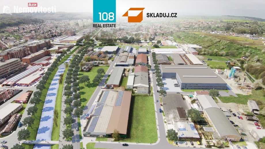 Pronájem skladu 3 300 m², Zlín - Prštné