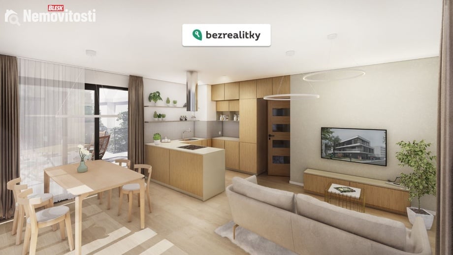 Prodej bytu 2+kk 47 m², Praha - Modřany