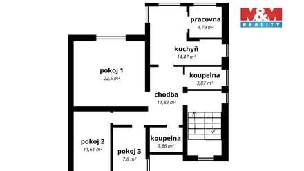 Prodej bytu 4+1 80 m², Praha 6