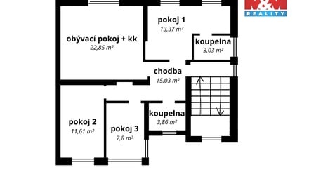 Prodej bytu 4+kk 77 m², Praha 6