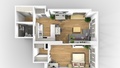 Pronájem bytu 2+kk 55 m², Praha - Libeň