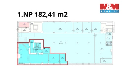 Pronájem obchodního prostoru 182 m², Plzeň 3