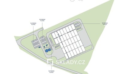 Pronájem skladu 11 000 m², Linhartice