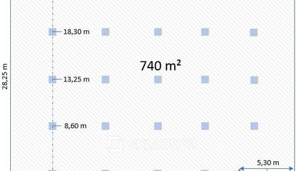 Pronájem skladu 740 m², Lobodice