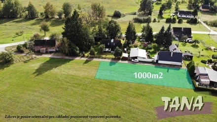 Prodej stavebního pozemku 1 000 m², Borovnice