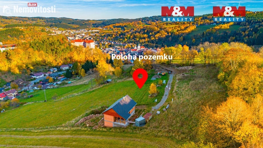 Prodej stavebního pozemku 1 111 m², Vimperk