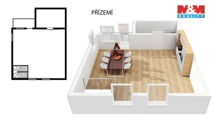 Prodej bytu 4+kk 90 m², Žacléř
