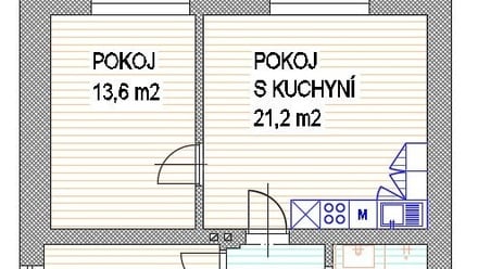 Pronájem bytu 3+kk 58 m², Brno - Líšeň