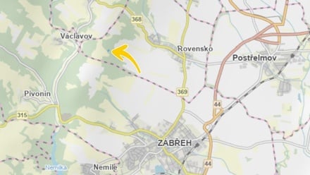 Prodej lesa 1 929 m², Rovensko