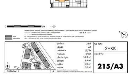 Pronájem bytu 2+kk 54 m², Praha 6