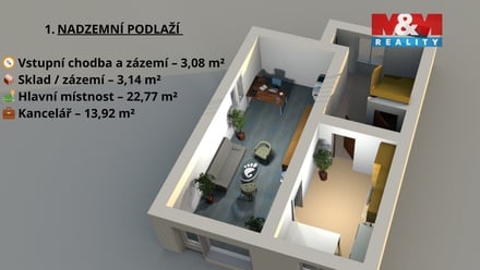 Prodej obchodního prostoru 155 m², Uhlířské Janovice