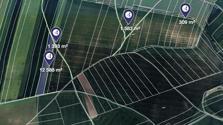 Prodej pole 204 161 m², Chraberce