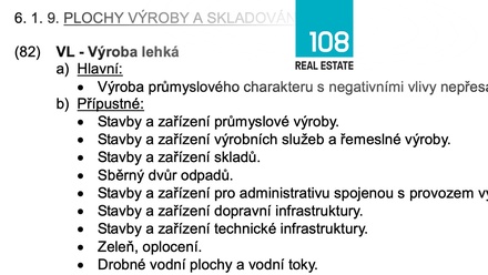 Prodej komerčního pozemku 12 981 m², Osová Bítýška