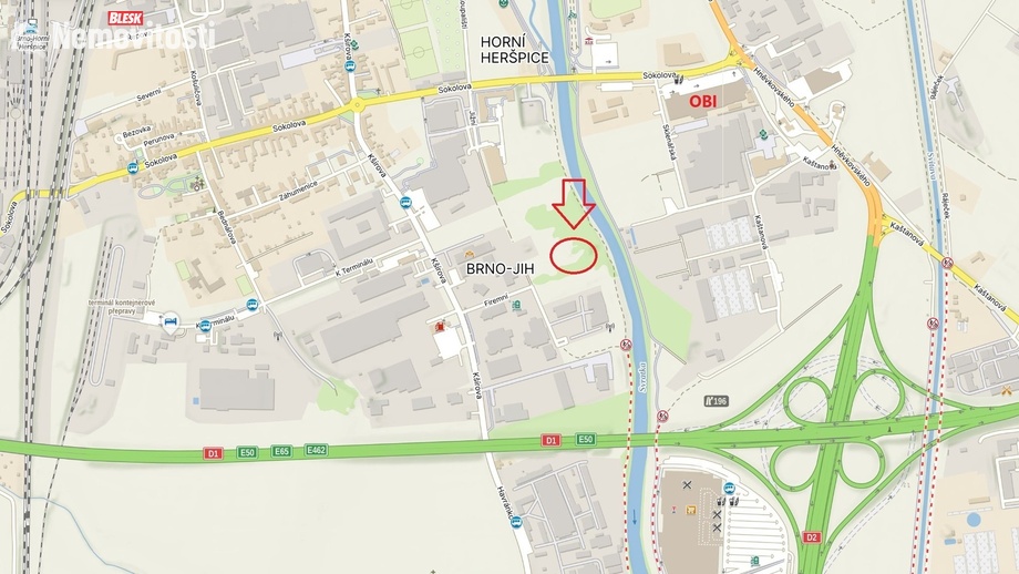 Prodej komerčního pozemku 3 534 m², Brno - Horní Heršpice