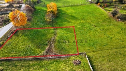 Prodej stavebního pozemku 1 001 m², Vrábče