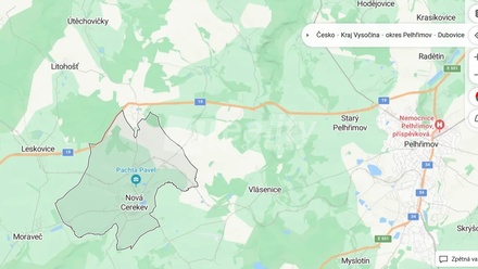 Prodej stavebního pozemku 607 m², Nová Cerekev