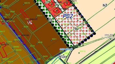 Prodej komerčního pozemku 4 968 m², Kly - Záboří