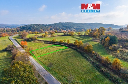 Prodej stavebního pozemku 1 016 m², Milešov