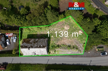 Prodej stavebního pozemku 1 139 m², Jamné nad Orlicí
