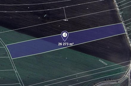 Prodej podílu 1/21 pole 1 251 m², Okřínek