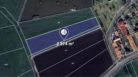 Prodej podílu 1/21 pole 680 m², Okřínek