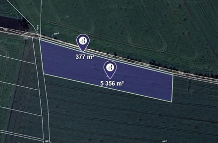 Prodej podílu 1/21 pole 680 m², Okřínek