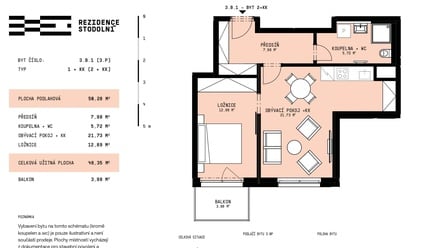 Prodej bytu 1+kk 48 m², Ostrava