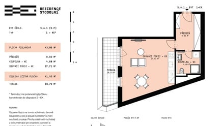 Prodej bytu 1+kk 41 m², Ostrava