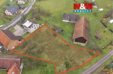 Prodej stavebního pozemku 1 470 m², Dřevěnice