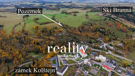 Prodej stavebního pozemku 7 478 m², Branná