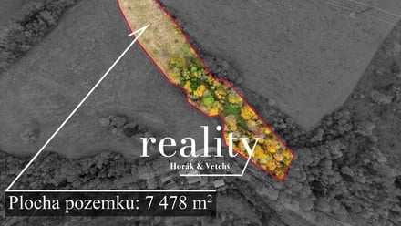 Prodej stavebního pozemku 7 478 m², Branná