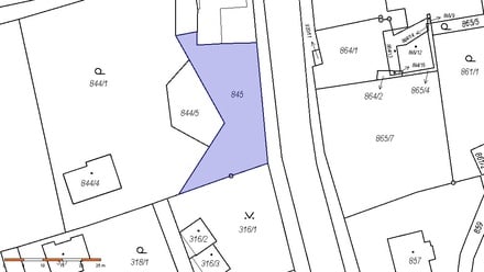 Pronájem komerčního pozemku 738 m², Liberec