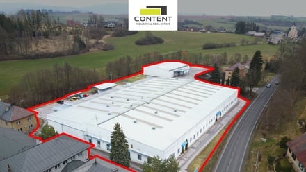 Pronájem výrobního prostoru 1 500 m², Dolní Kalná