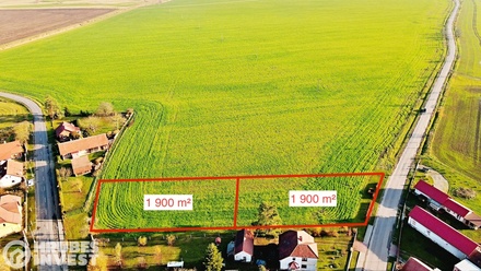 Prodej stavebního pozemku 1 900 m², Šaplava