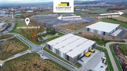 Pronájem výrobního prostoru 10 000 m², České Budějovice