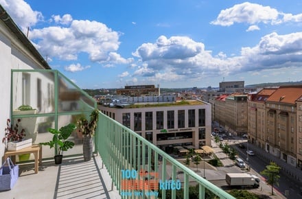Pronájem bytu 1+kk 37 m², Praha - Holešovice