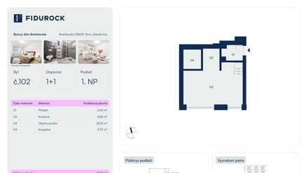 Prodej bytu 1+kk 32 m², Brno - Zábrdovice