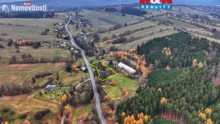 Prodej stavebního pozemku 4 338 m², Věcov