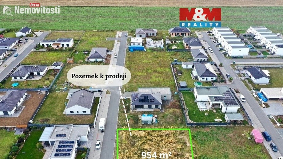Prodej stavebního pozemku 954 m², Mohelnice