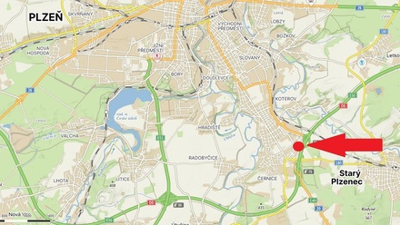 Pronájem komerčního pozemku 3 600 m², Plzeň