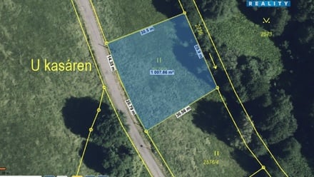 Prodej stavebního pozemku 1 009 m², Králíky