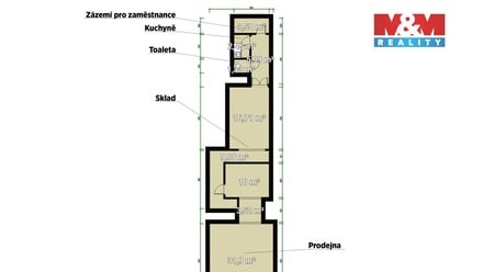 Pronájem obchodního prostoru 116 m², Plzeň 3