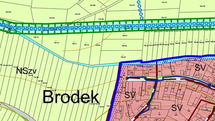 Prodej zahrady 1 392 m², Dětenice - Brodek